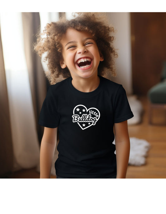 Team School Little Bulldog Toddler Tee