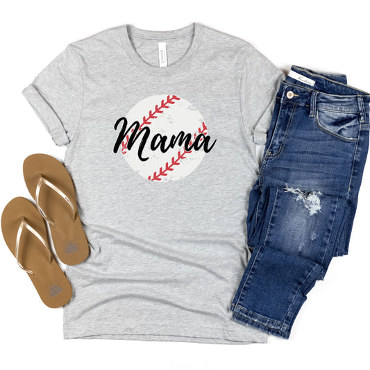 Baseball Mama Sports Vintage Style Shirt