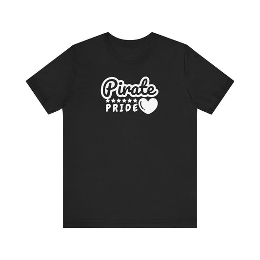 Team School Pride Pirate Heart Tee