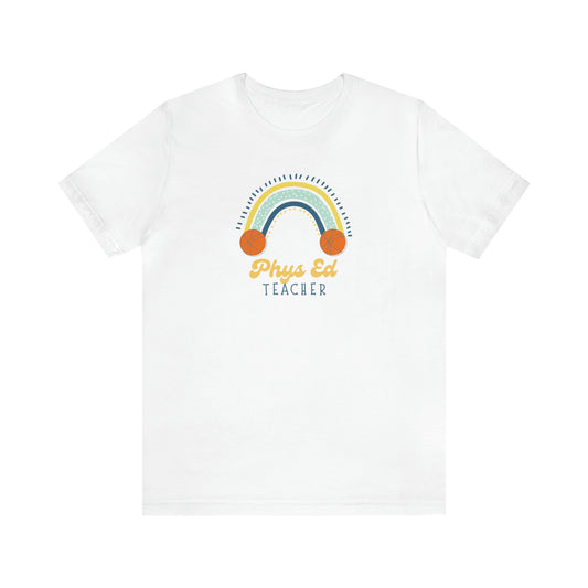 PE Teacher Rainbow Tee