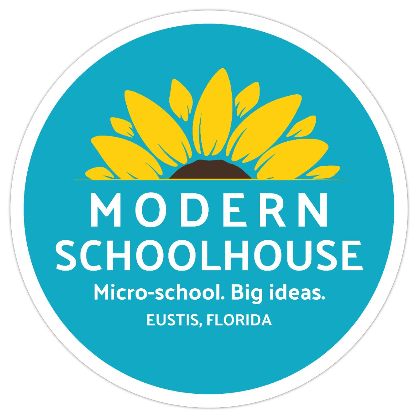 Modern Schoolhouse Magnet   NEW